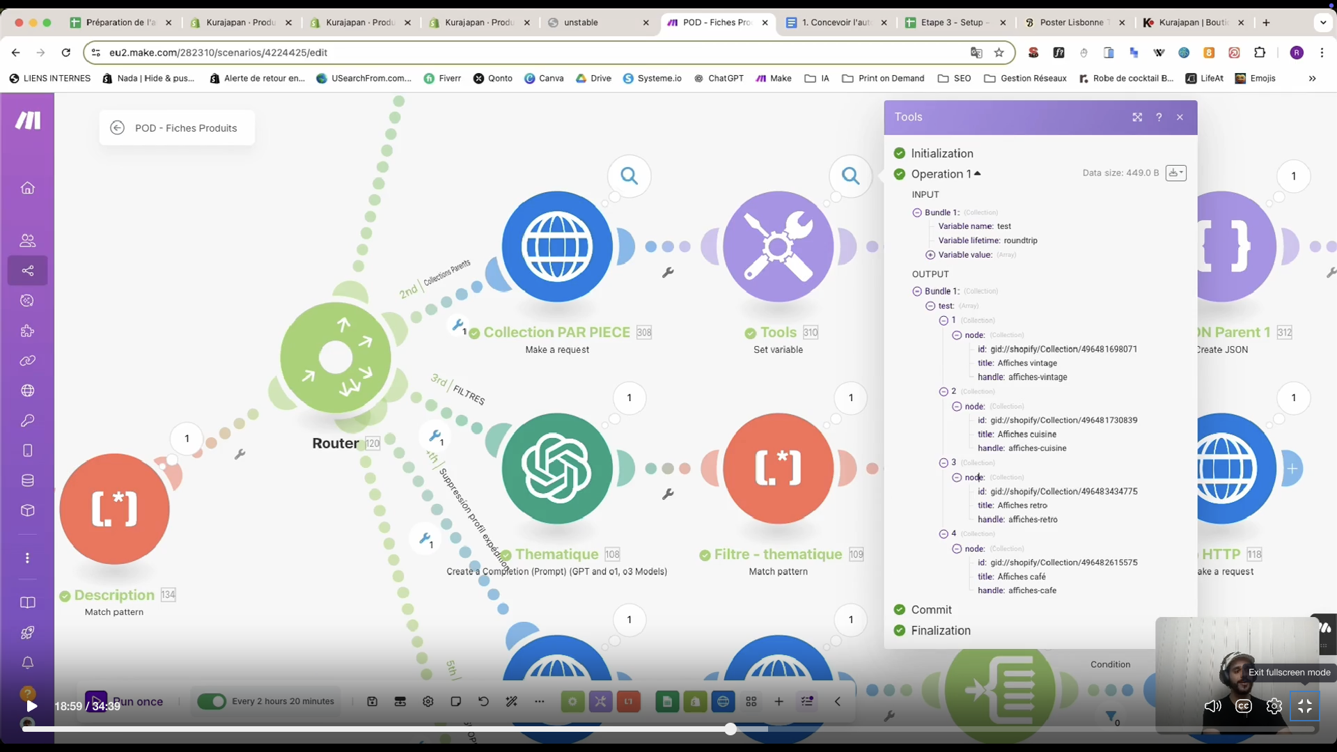 Romain Brunel en formation